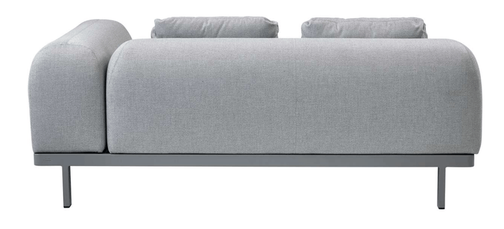 Space 2 - Seater Sofa - Cane Line - Outdoor Furniture - Long Teak Side & Short Cushion - HORNE