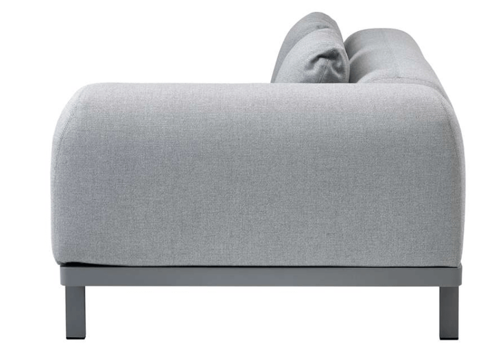 Space 2 - Seater Sofa - Cane Line - Outdoor Furniture - Long Teak Side & Short Cushion - HORNE