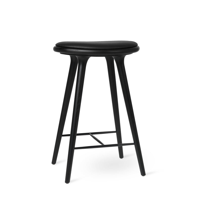 Space Stools - Black Stain Oak - Mater - Stools + Benches + Ottomans - Bar Stool: 29