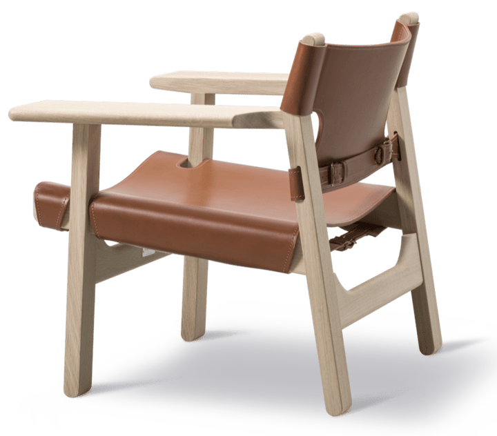 Spanish Chair - Fredericia - Chairs - Cognac Leather/Soaped Oak - HORNE