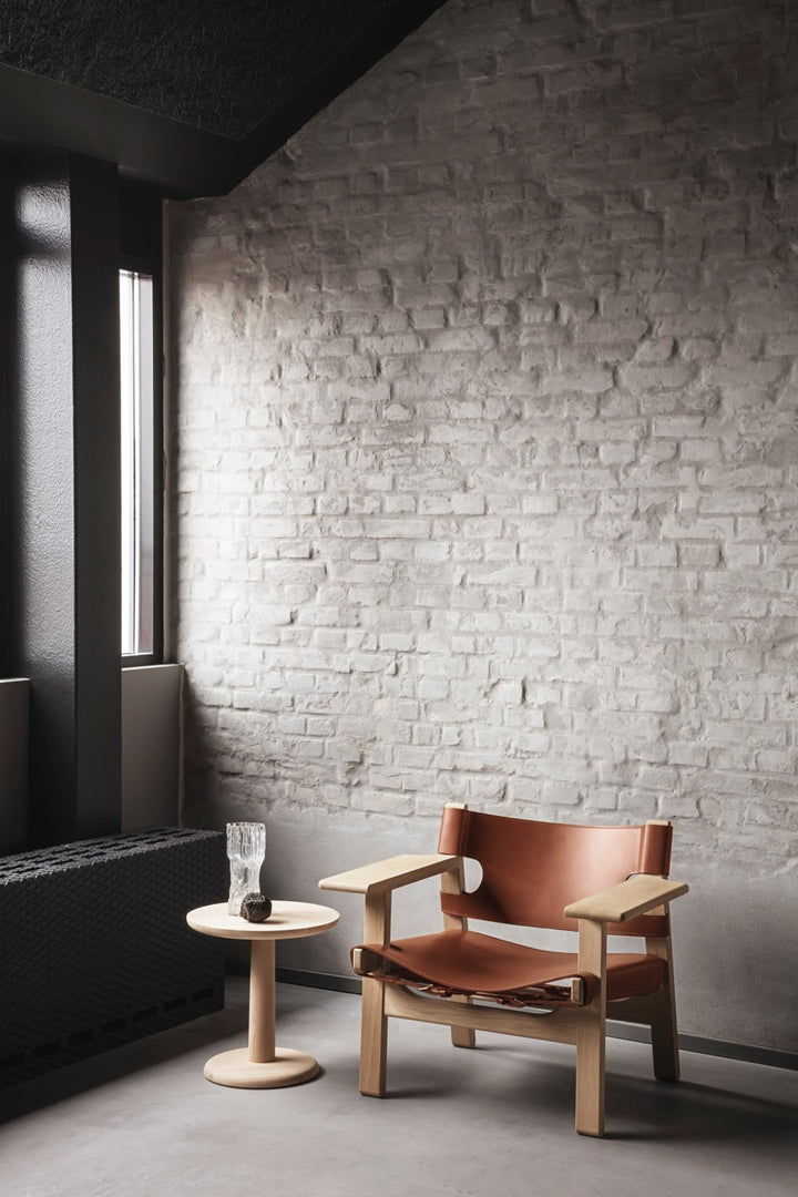 Spanish Chair - Fredericia - Chairs - Cognac Leather/Soaped Oak - HORNE