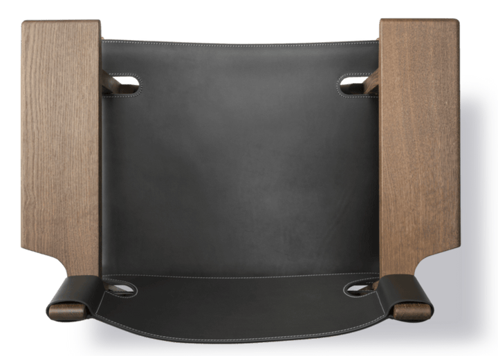 Spanish Chair - Fredericia - Chairs - Black Leather/Smoked Oak - HORNE
