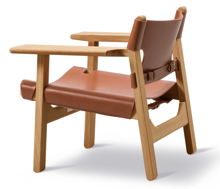 Spanish Chair - Fredericia - Chairs - Cognac Leather/Oiled Oak - HORNE