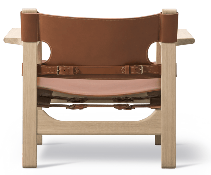 Spanish Chair - Fredericia - Chairs - Cognac Leather/Soaped Oak - HORNE