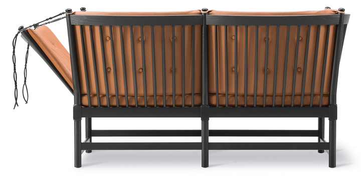 Spoke - Back Sofa - Black Lacquered Oak - Fredericia - Sofas - Omni 307 - HORNE