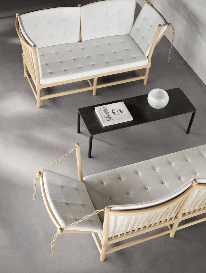 Spoke - Back Sofa - Soap Treated Oak - Fredericia - Sofas - Natural Linen - HORNE