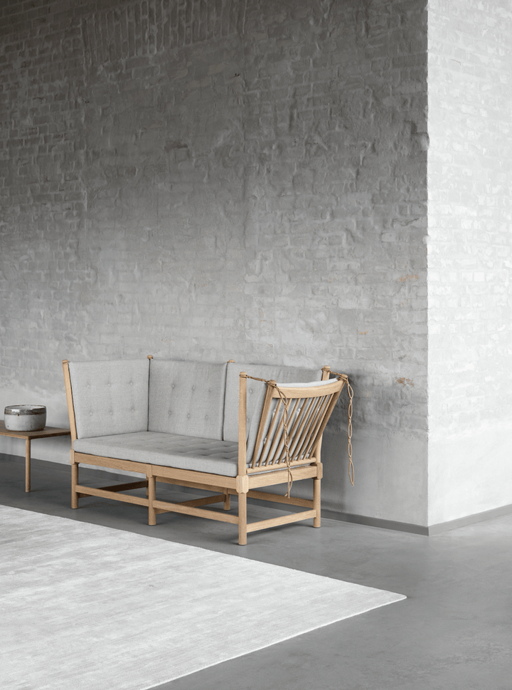 Spoke - Back Sofa - Soap Treated Oak - Fredericia - Sofas - Natural Linen - HORNE
