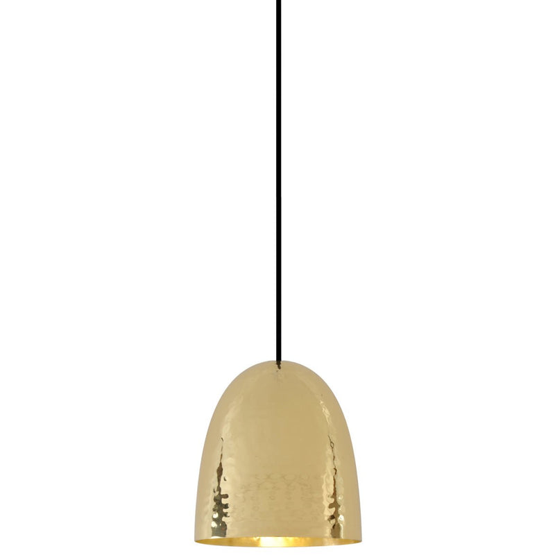 Stanley 1 Brass Pendant - Hammered Finish - Original BTC - Pendants - HORNE
