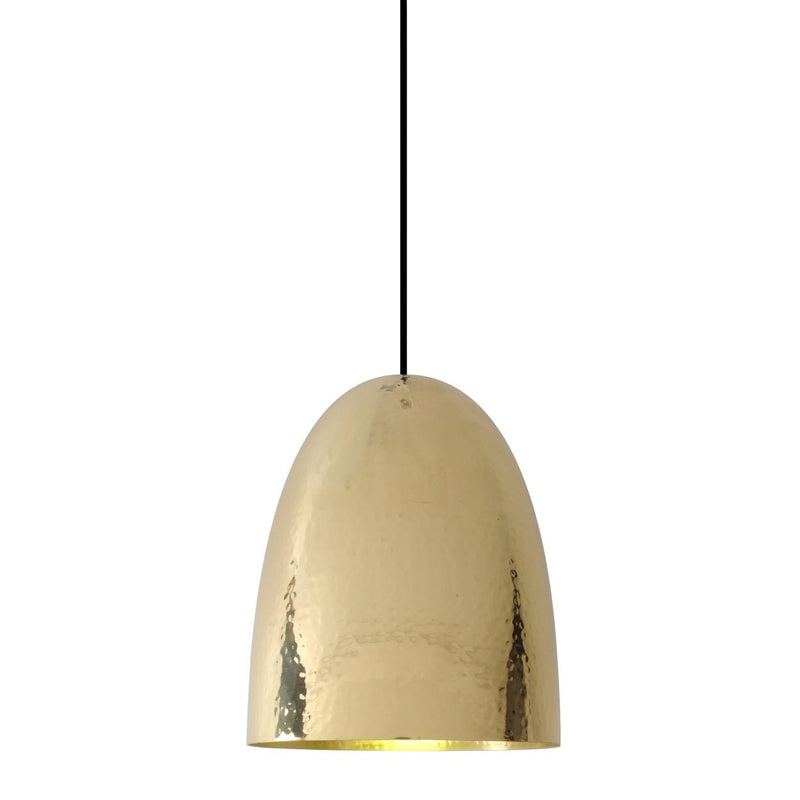 Stanley 3 Brass Pendant - Hammered Finish - Original BTC - Pendants - HORNE