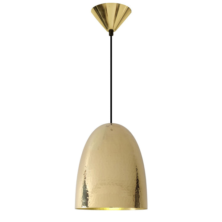 Stanley 3 Brass Pendant - Hammered Finish - Original BTC - Pendants - HORNE