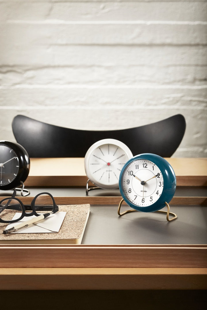 Station Table Clock - Arne Jacobsen Clocks - Clocks - Grey - HORNE