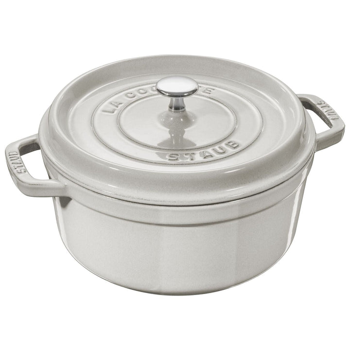 Staub Round Cocotte - 2.75 Qt - Staub - Cookware - White Truffle - HORNE