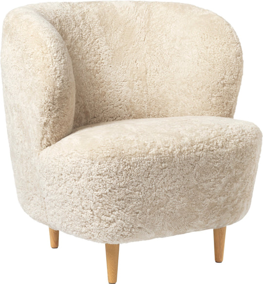 Stay Lounge Chair - Small, Wooden Legs - Gubi - Chairs - American Walnut - Gabriel Tempt - 60152 - HORNE