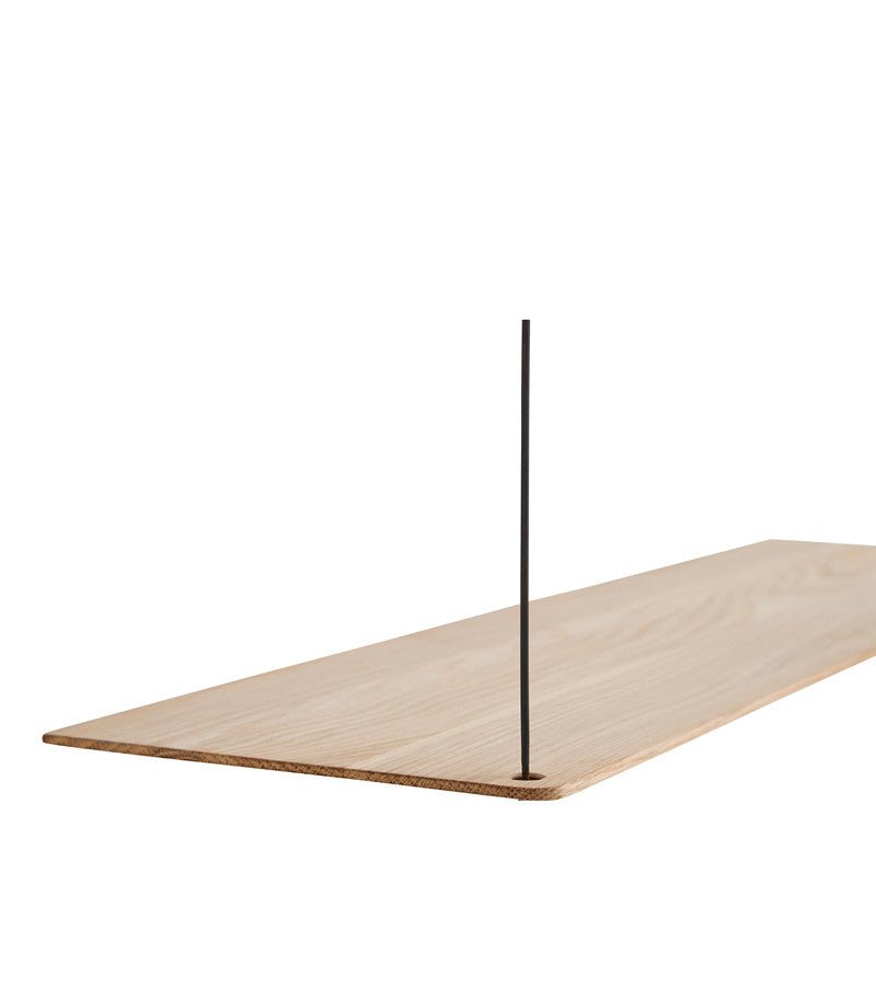 Stedge Shelf - Woud - Shelving - 31 Inches - White Oak - HORNE