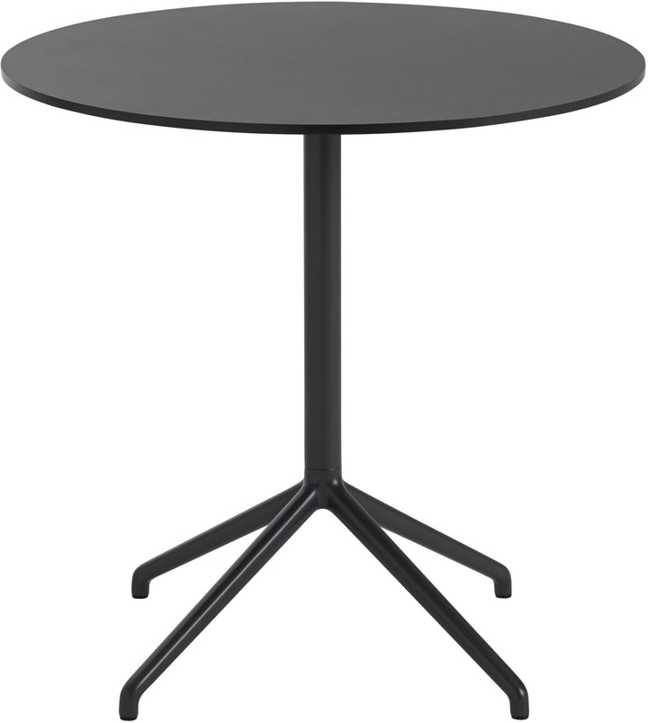 Still Round Cafe Table - Small - Muuto - Table + Task - White Top & White Base - HORNE