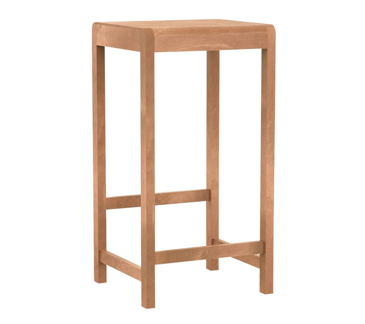 Stool 01 - Frama - Stools + Benches + Ottomans - Tall - 29.9" - Warm Brown Wood - HORNE