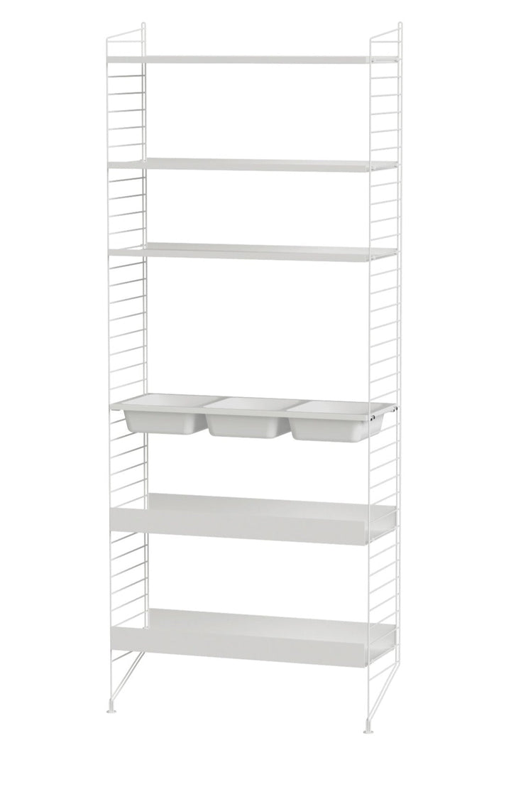 String Bathroom Shelving - Unit L - String Furniture - Shelving - White - HORNE