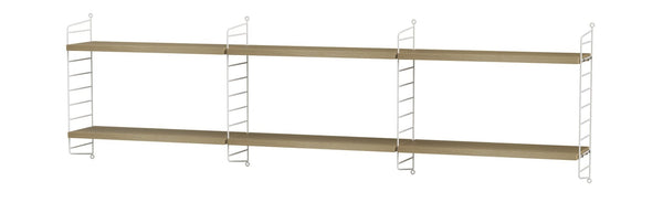 String Bedroom Shelving - Unit E - String Furniture - Shelving - Black/Black - HORNE