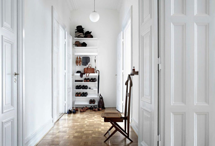 String Hallway Shelving - Unit L - String Furniture - Shelving - Black - HORNE