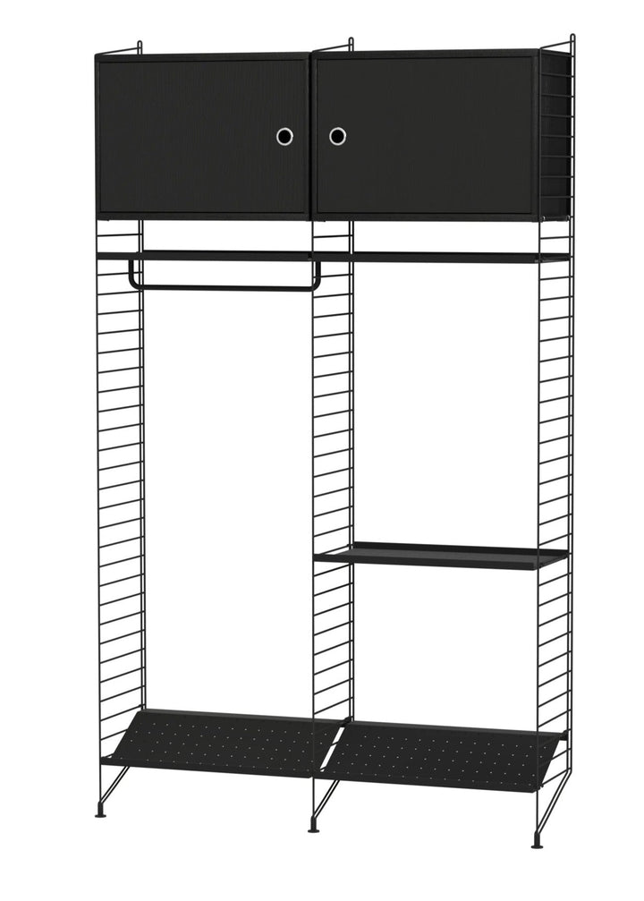 String Hallway Shelving - Unit T - String Furniture - Shelving - White - HORNE