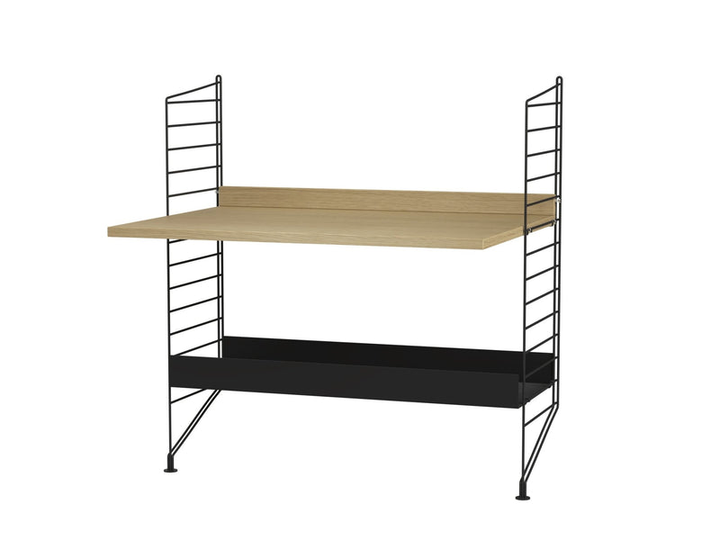 String Kids Room Shelving/Desk - Unit A - String Furniture - Shelving - White - HORNE