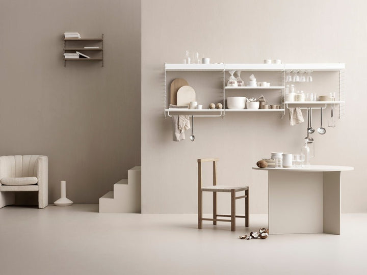 String Kitchen Shelving - Unit A - String Furniture - Shelving - Black - HORNE