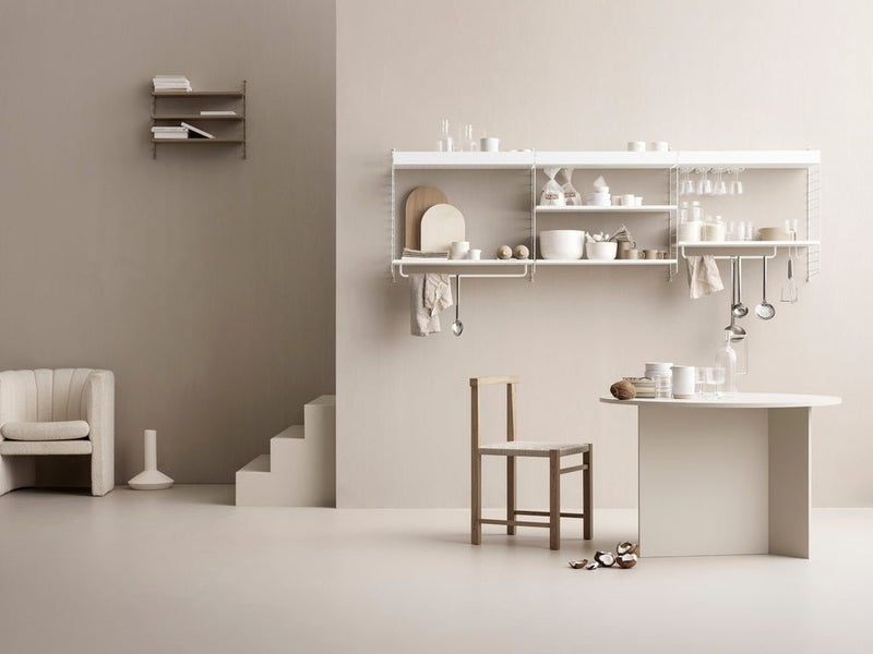 String Kitchen Shelving - Unit A - String Furniture - Shelving - White - HORNE