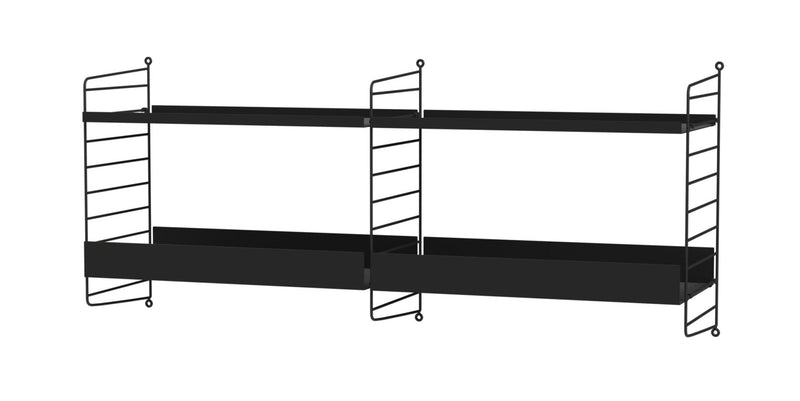String Kitchen Shelving - Unit B - String Furniture - Shelving - White - HORNE