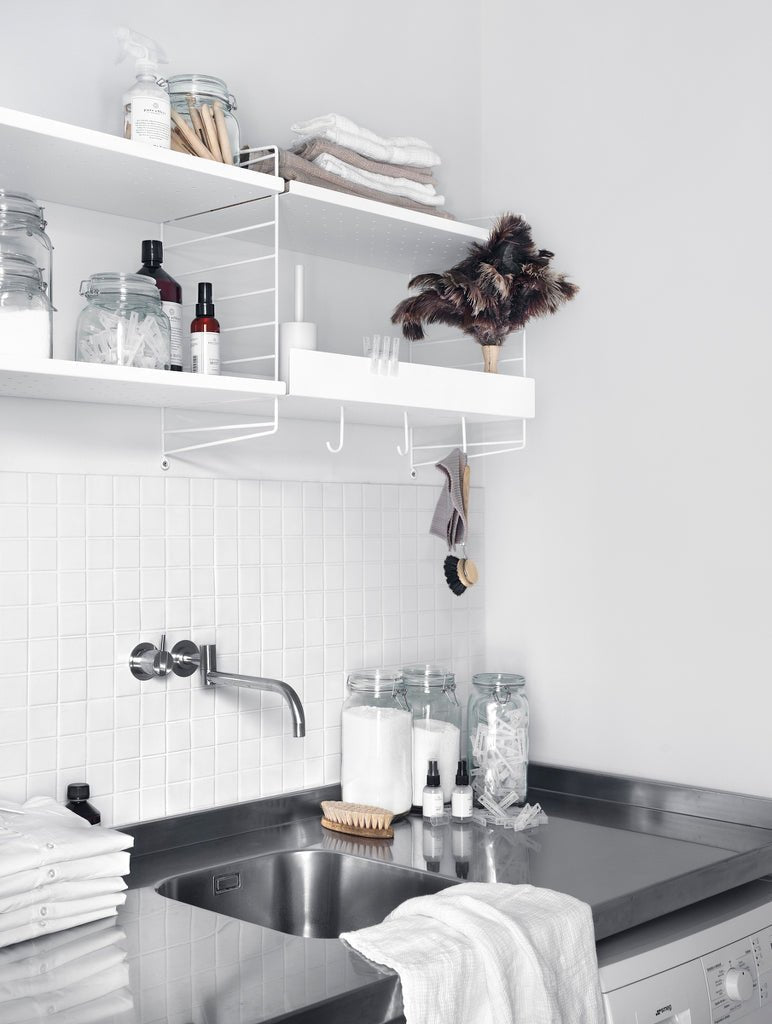 String Kitchen Shelving - Unit H - String Furniture - Shelving - White - HORNE