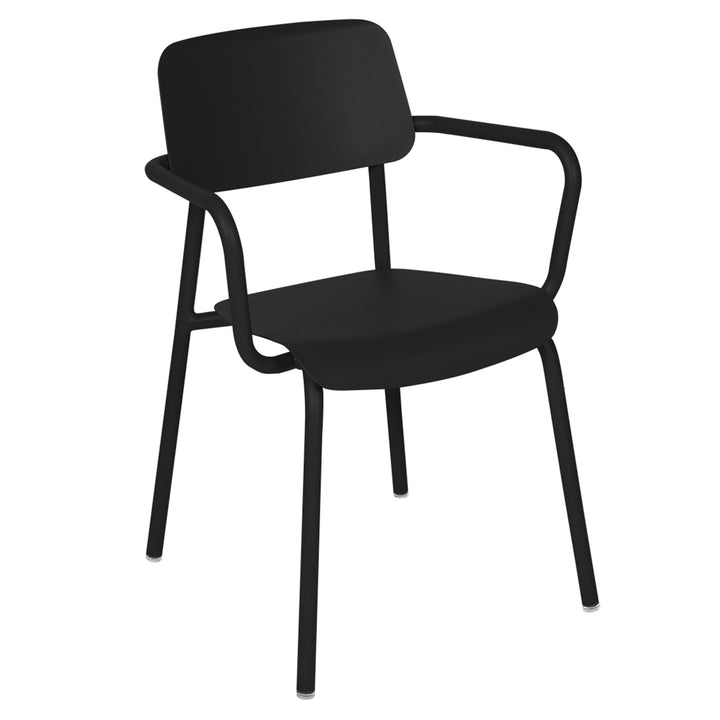 Studie Armchair - Set of 2 - Fermob - Outdoor Furniture - Liquorice - HORNE