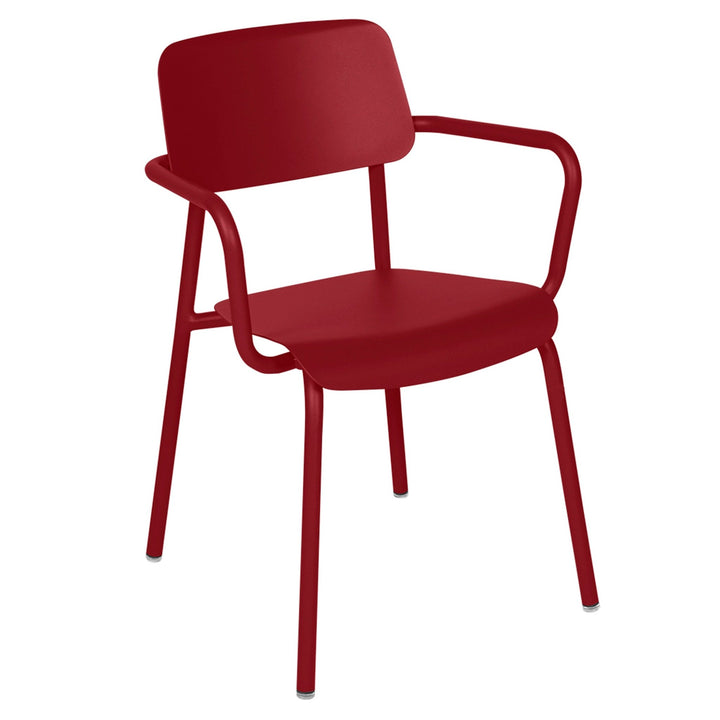 Studie Armchair - Set of 2 - Fermob - Outdoor Furniture - Chili Red - HORNE