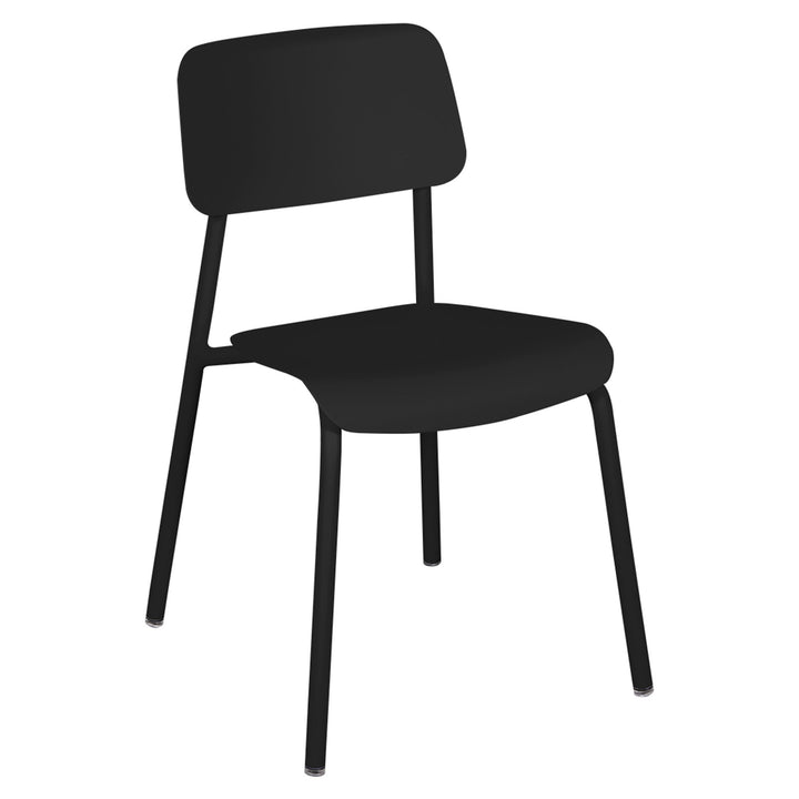 Studie Chair - Set of 2 - Fermob - Outdoor Furniture - Liquorice - HORNE