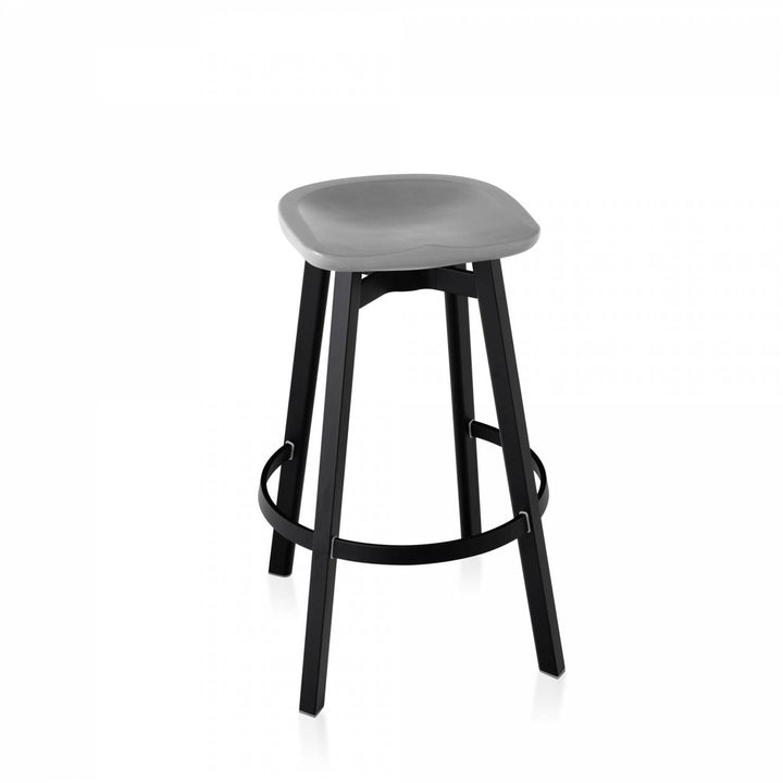Su By Nano Barstool - Emeco - Stools + Benches + Ottomans - Eco Concrete - Wood - HORNE