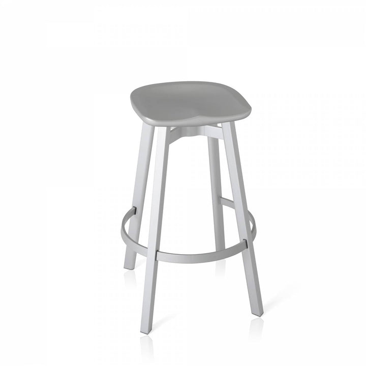 Su By Nano Barstool - Emeco - Stools + Benches + Ottomans - Eco Concrete - Wood - HORNE