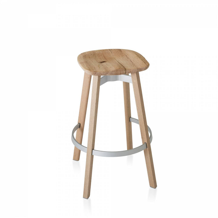 Su By Nano Barstool - Emeco - Stools + Benches + Ottomans - Reclaimed Wood - Wood - HORNE