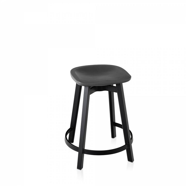 Su by Nano Counter Stool - Emeco - Stools + Benches + Ottomans - Eco Concrete - Wood - HORNE
