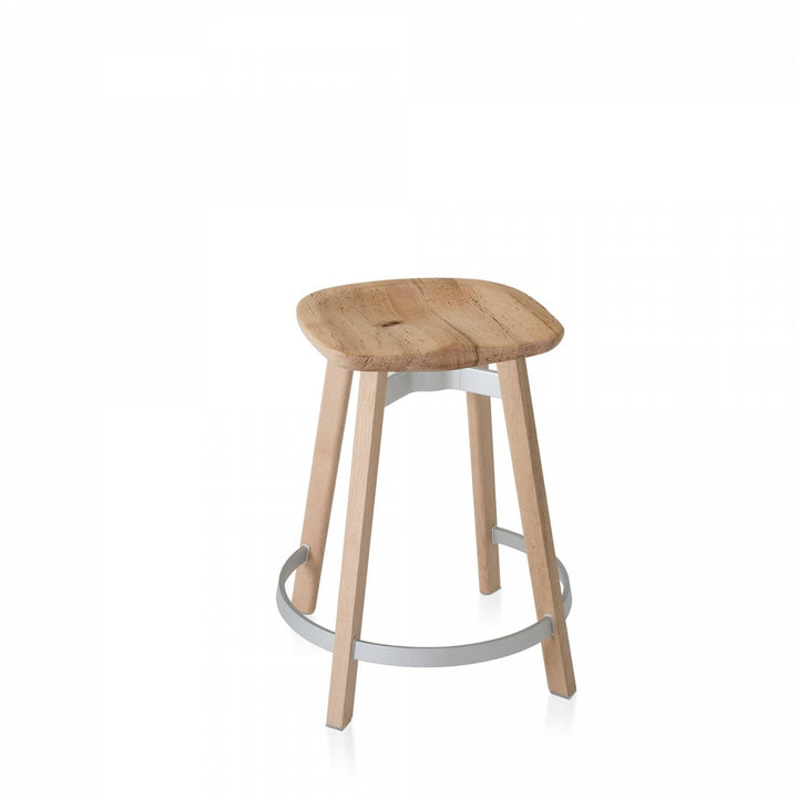 Su by Nano Counter Stool - Emeco - Stools + Benches + Ottomans - Reclaimed Wood - Wood - HORNE