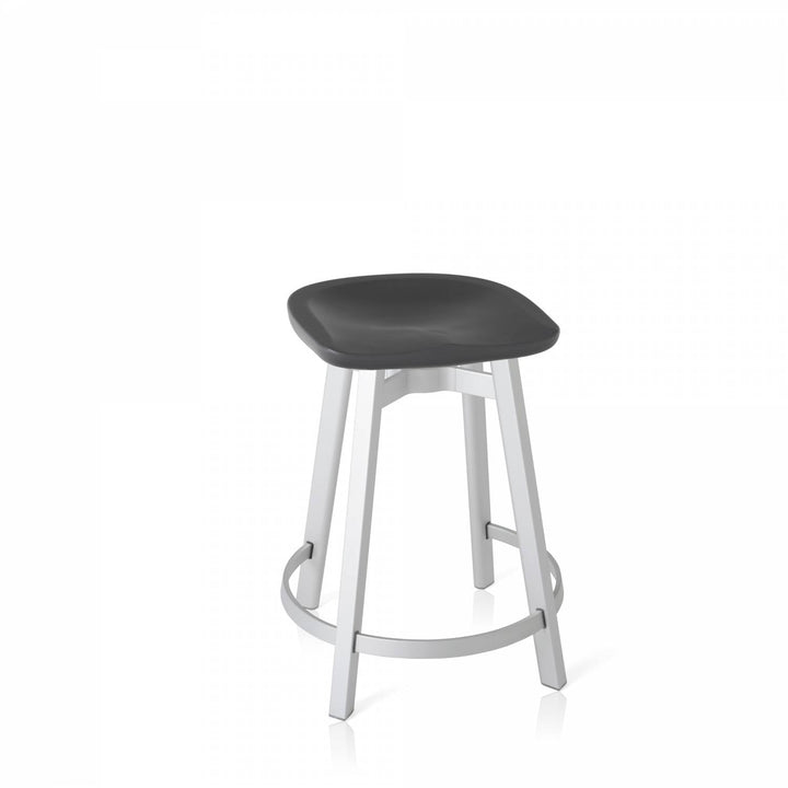 Su by Nano Counter Stool - Emeco - Stools + Benches + Ottomans - Eco Concrete - Wood - HORNE