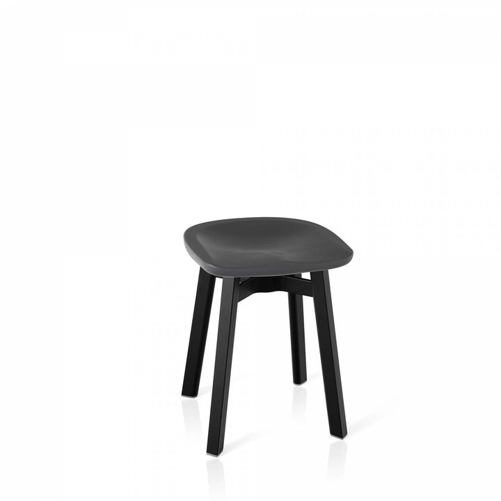 Su by Nano Small Stool - Emeco - Stools + Benches + Ottomans - Eco Concrete - Wood - HORNE