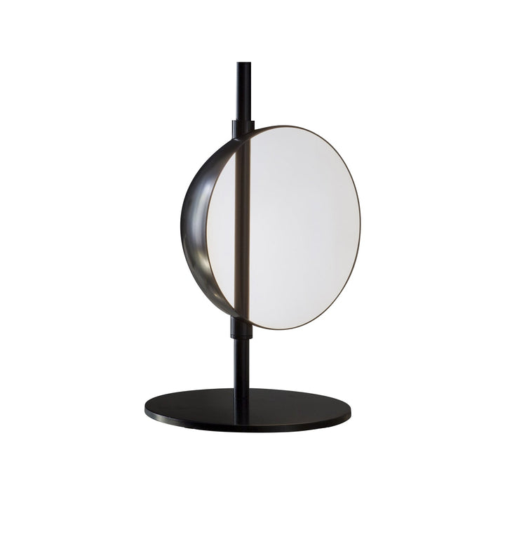 Superluna Table Lamp - Oluce - Table + Task - Black - HORNE