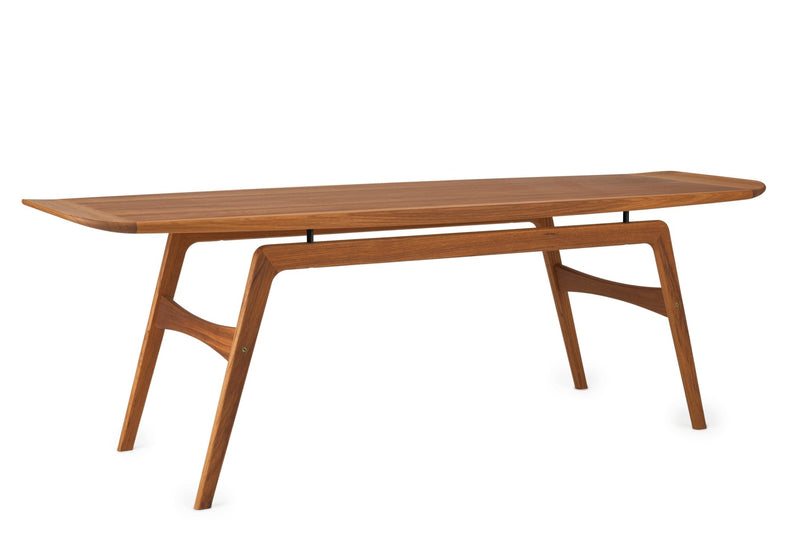 Surfboard Coffee Table - Warm Nordic - Tables - Oak - Without Shelf - HORNE