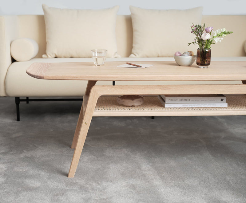 Surfboard Coffee Table - Warm Nordic - Tables - Oak - Without Shelf - HORNE