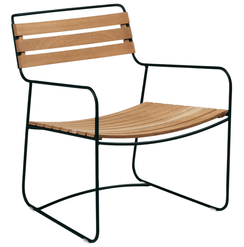 Surprising Teak Low Armchair - HORNE
