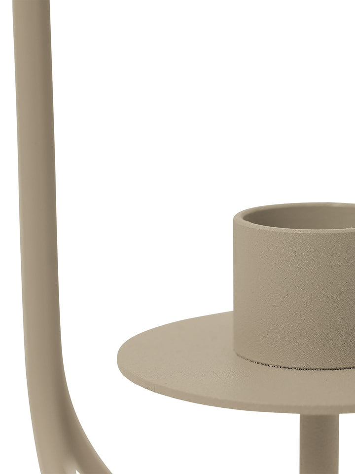 Sway Candelabra - Ferm Living - Candle Holders - Cashmere - HORNE
