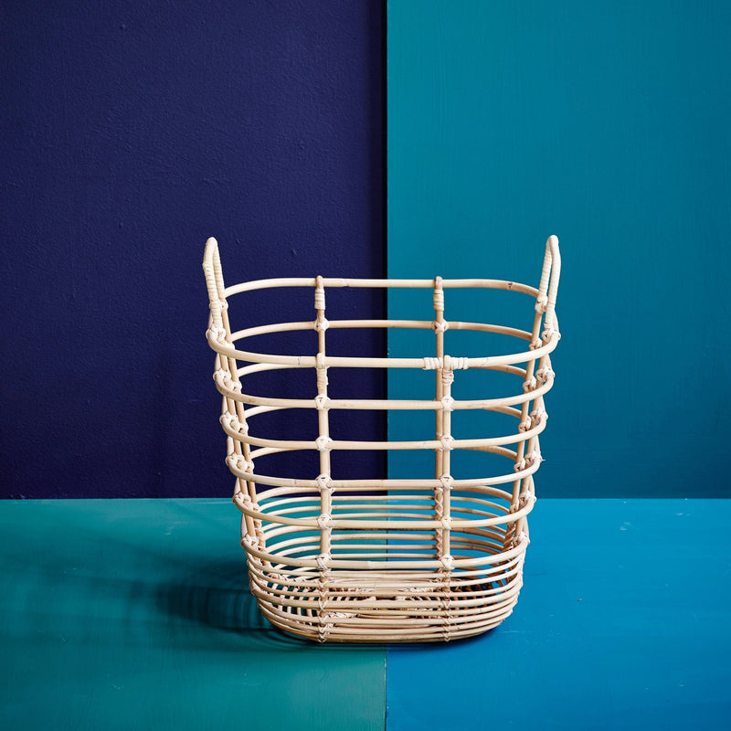 Sweep Basket - Square - Cane Line - Storage + Organization - HORNE