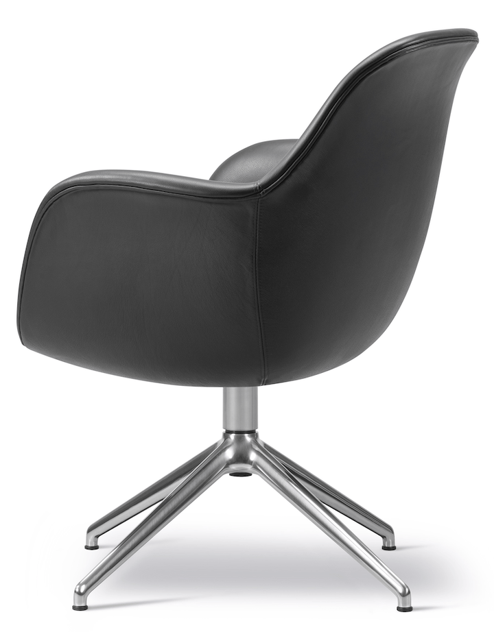 Swoon Chair Swivel Base - Chrome - Fredericia - Chairs - Omni 301 - HORNE