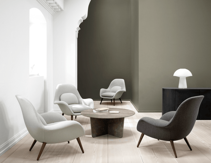 Swoon Lounge - Smoked Oak - Fredericia - Chairs - Hallingdal 130 - HORNE