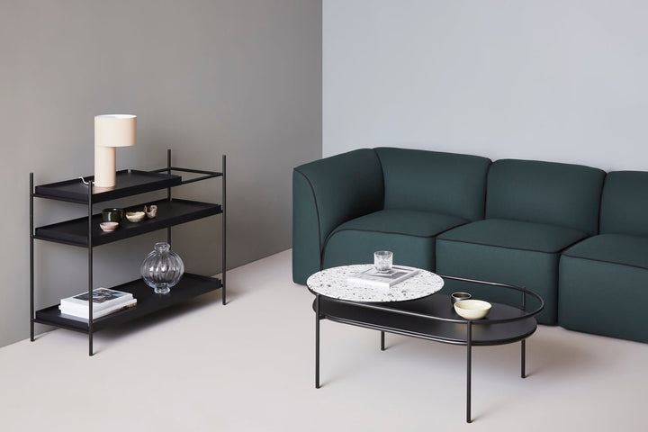 Tangent Table Lamp - Woud - Table + Task - Forest Green - HORNE