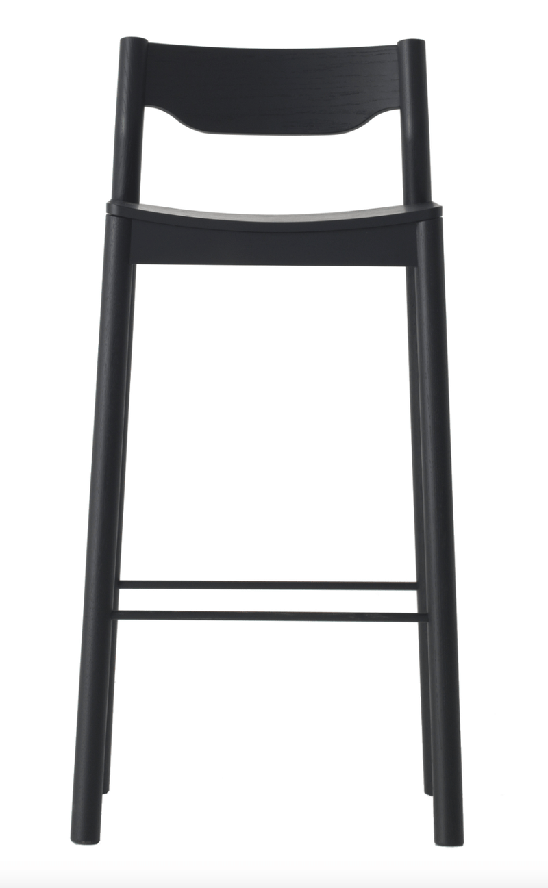 Tangerine Stool - Resident - Stools + Benches + Ottomans - With Back - Natural - HORNE