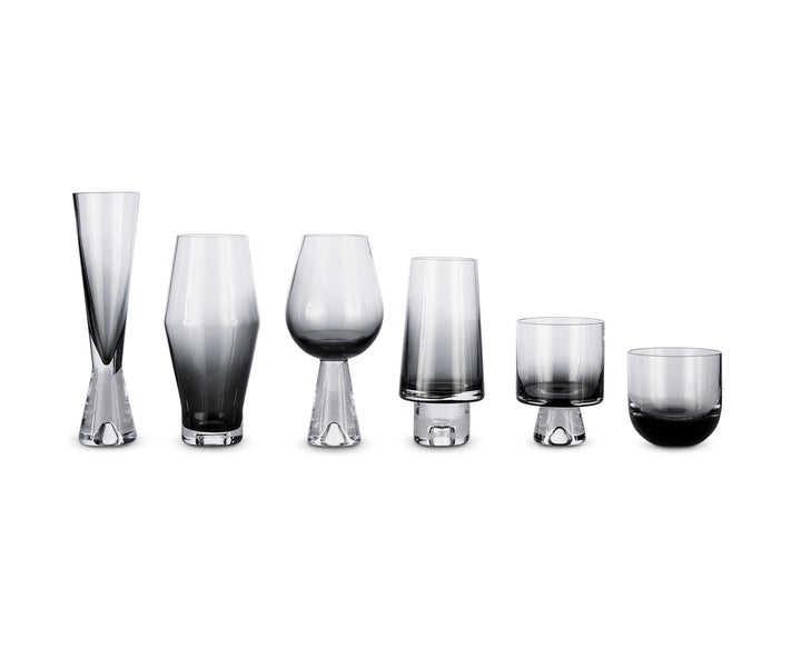 Tank High Ball Glass Black - Set of 2 - Tom Dixon - Beer + Cocktail Glasses - HORNE